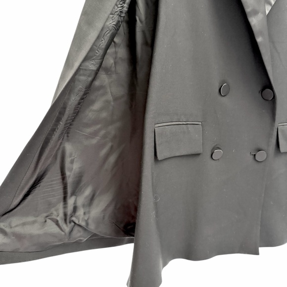 ZARA | Wool Blend Cape Style Blazer - Picture 4 of 7